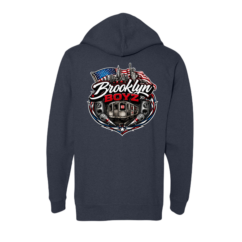 Classic Navy Heather - SS4500Z - BACK