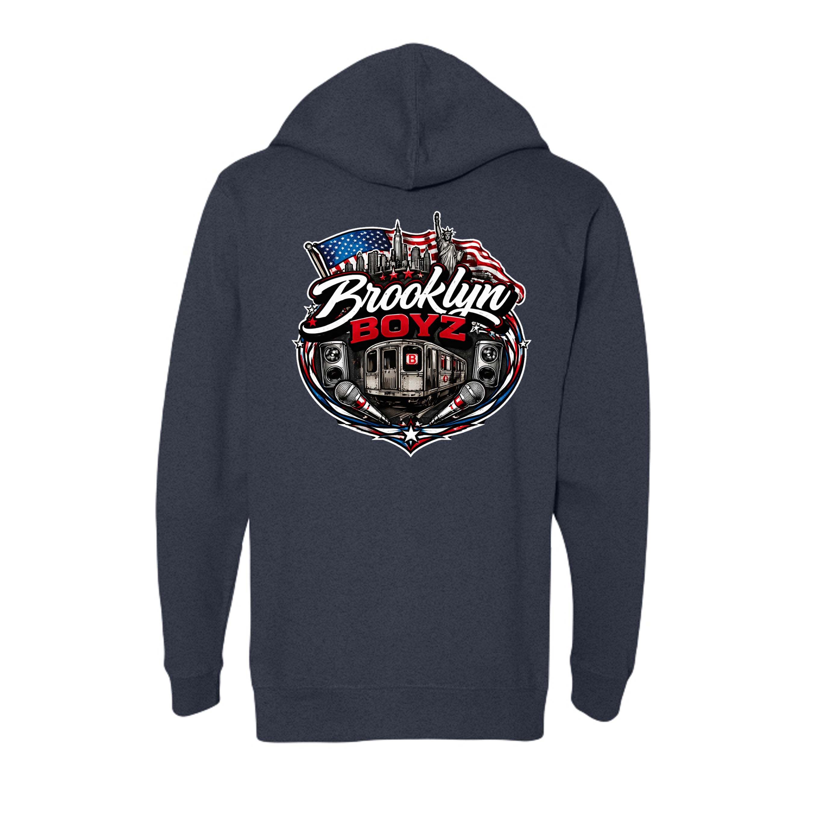 Classic Navy Heather - SS4500Z - BACK