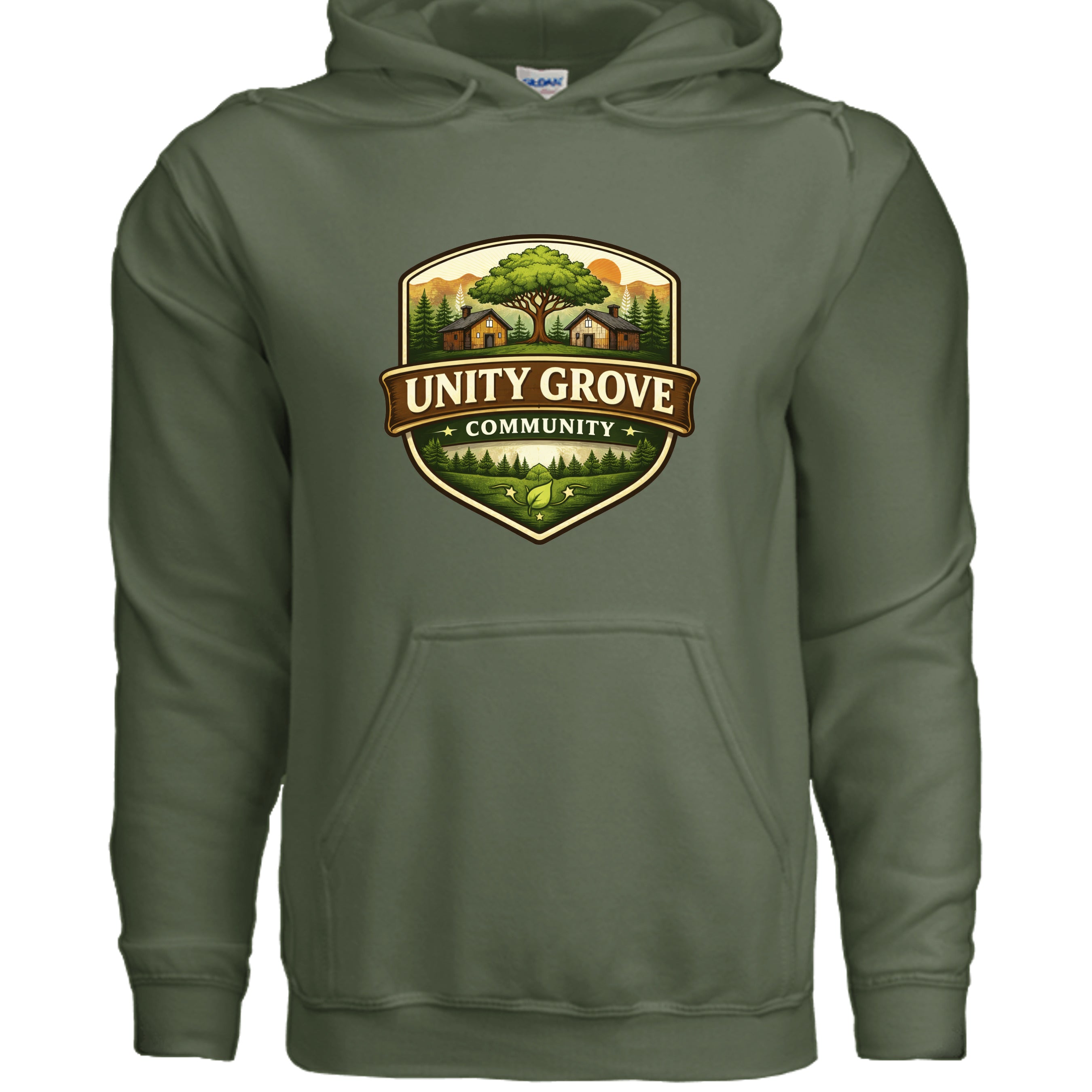 MILITARY GREEN - G185 - FRONT