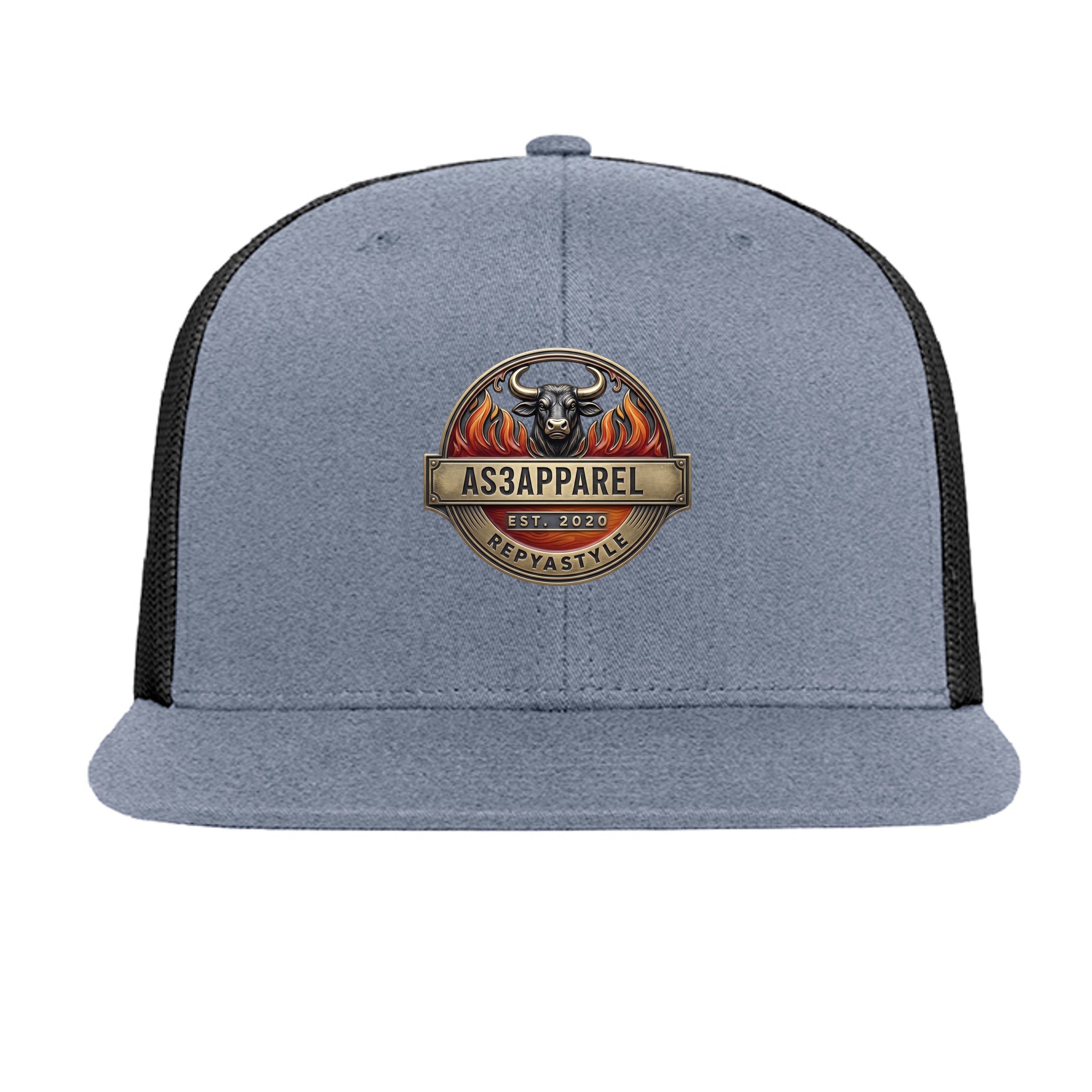 Heather Grey/ Black - 6609 - FRONT
